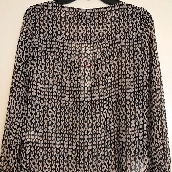 NWT Jessica Simpson lace up blouse - Picture 5 of 8